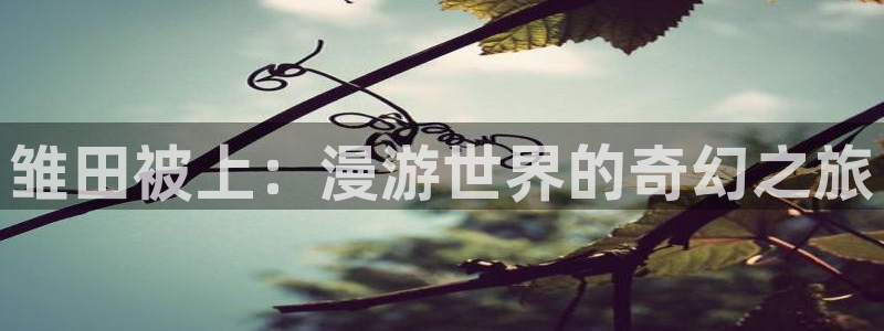 漫画岛官网app下载入口免费：雏田被上：漫游世界的奇幻之旅